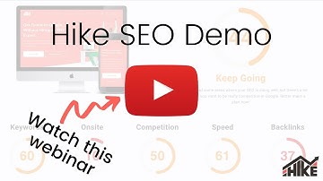Hike SEO Features Demo - Refresh Webinar