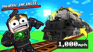 TRAIN vs IMMORTAL PLAYER!? (Minecraft)