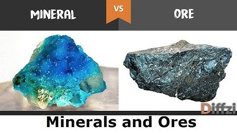 Mineralen en ertsen | Ertsen en mineralen - Definitie, soorten en verschillen