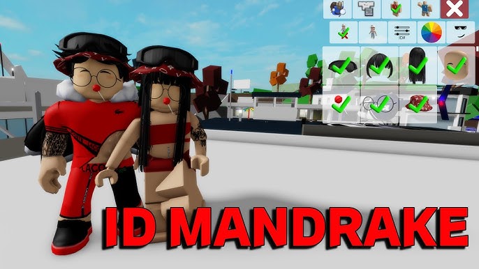 id mandrake do flamengo❤️🖤#roblox #brookhaven #shorts #meme #id 