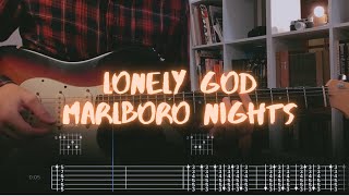 Marlboro Nights Lonely God Сover / Guitar Tab / Lesson / Tutorial Resimi