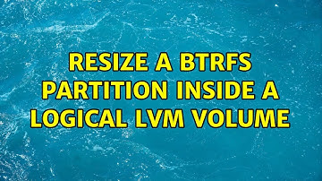 Resize a btrfs partition inside a logical LVM volume (2 Solutions!!)