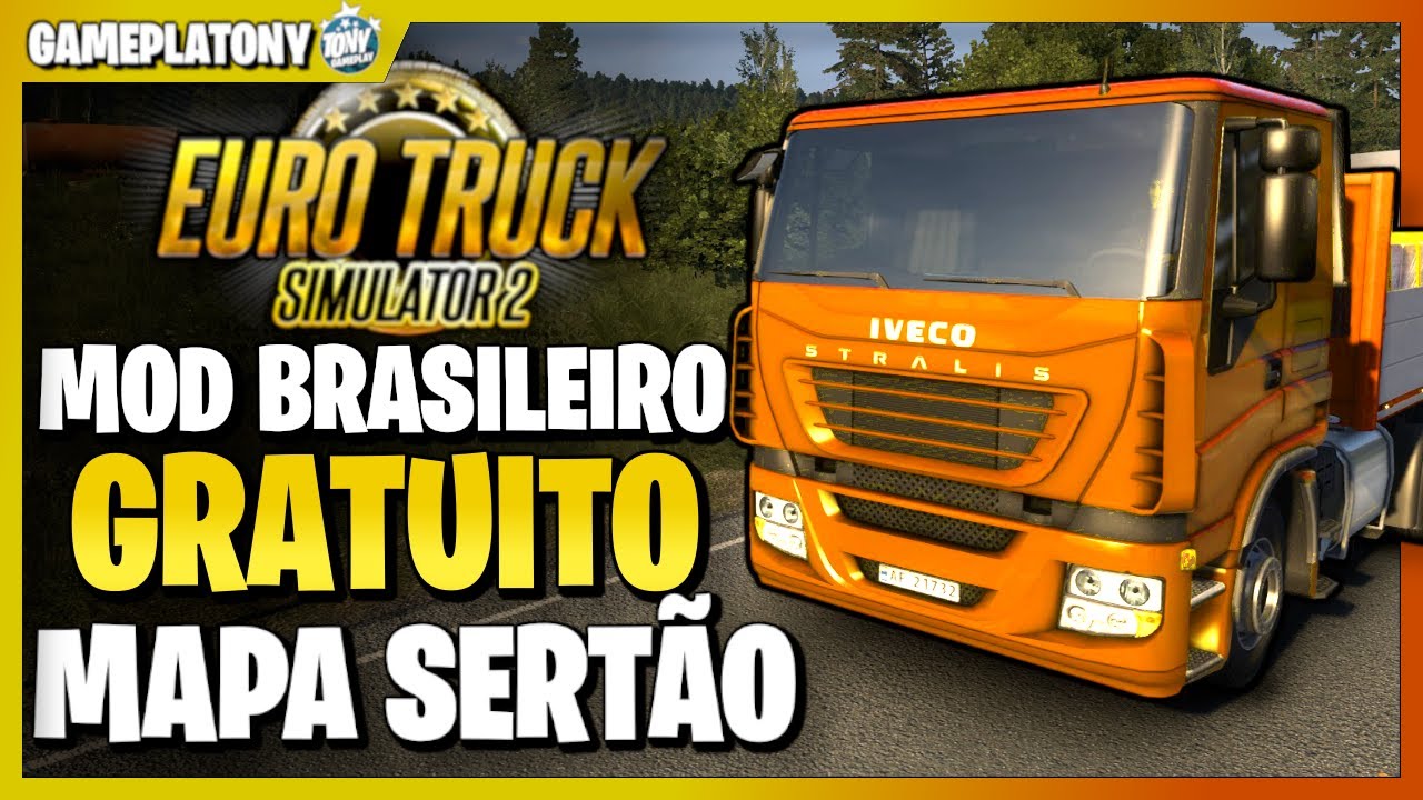 Mapa Sertão como baixar e instalar esse mod brasileiro gratuito para o Euro Truck Simulator 2 v1.57