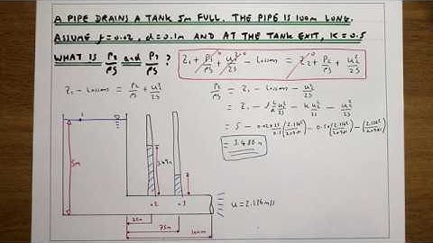 Calculating pressure in a pipe using Bernoulli