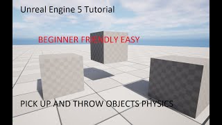 UNREAL ENGINE 5 TUTORIAL PICKUP AND THROW PHYSICS Profile