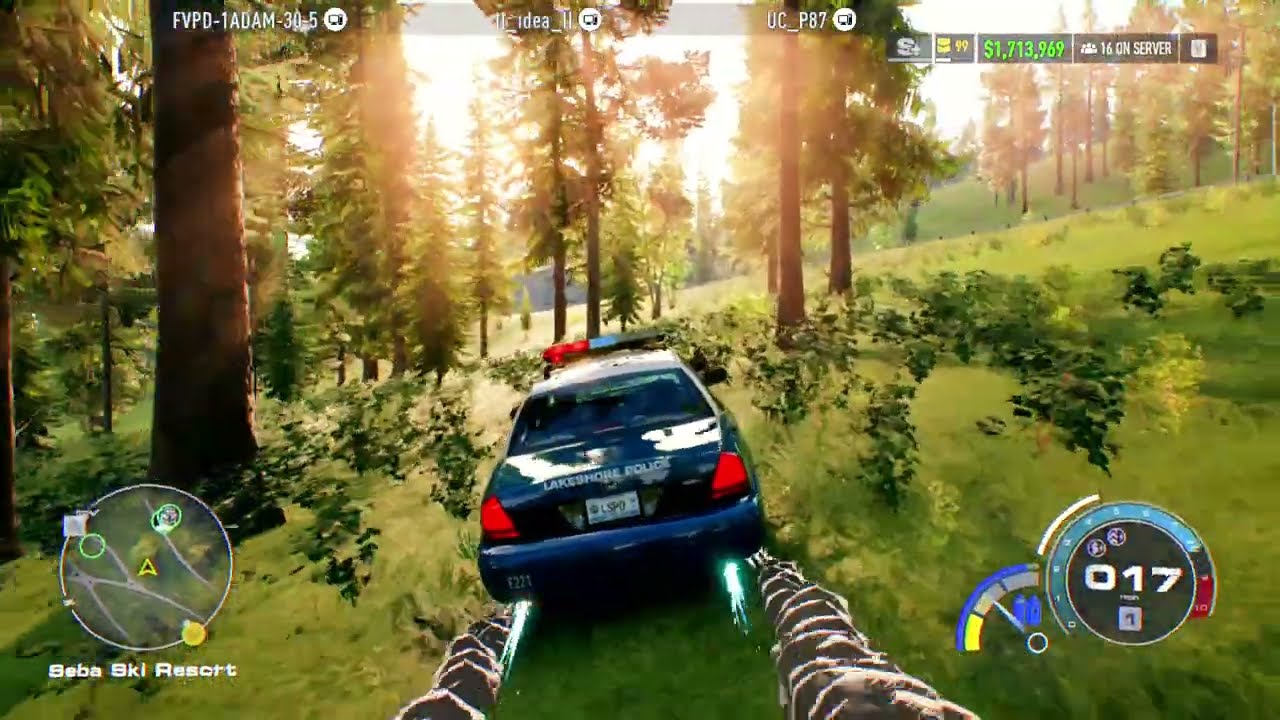NFS Unbound : Online 3 Police Cars Chase