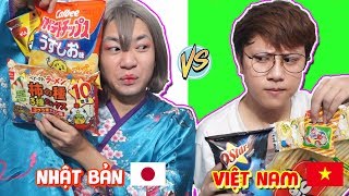 ĐỒ ĂN VẶT NHẬT BẢN VS ĐỒ ĂN VẶT VIỆT NAM - Gặp Chị Geisha Múa Hát Tưng Bừng