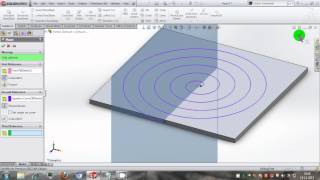 Famous SolidWorks tutorial of solid sweep Profile