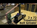 Making a DIY 2x72" Belt Grinder from Treadmill Parts