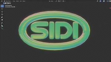 CHROME TYPE 3d text in blender (tutorial)