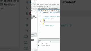 अपना पहला SQL Table बनाना सीखें! 💻Part 2 #Shorts #table #inseconds #database #mysql
