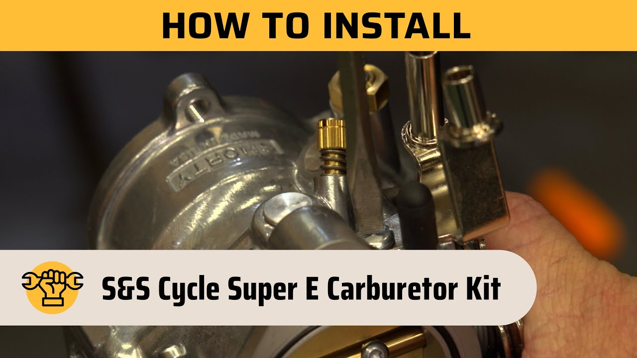S&S Super E , B & G Carburetors Custom Enricher Choke Chopper Panhead