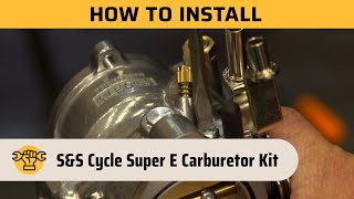 How to Install S&S Super E Cycle Carburetor Kit | Weekend Wrenching