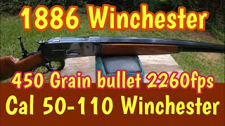 testing the 450 grain Barnes bullet for the 50-110