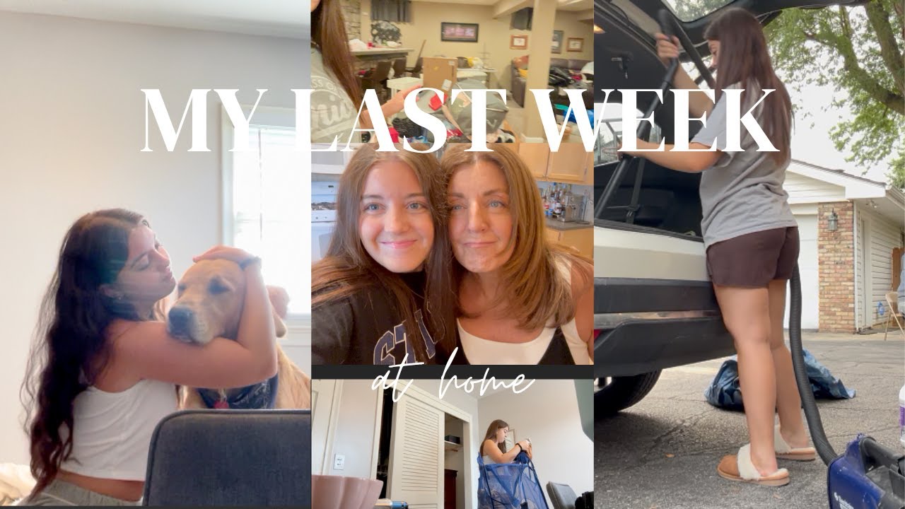 MY LAST WEEK AT HOME || saying goodbye..