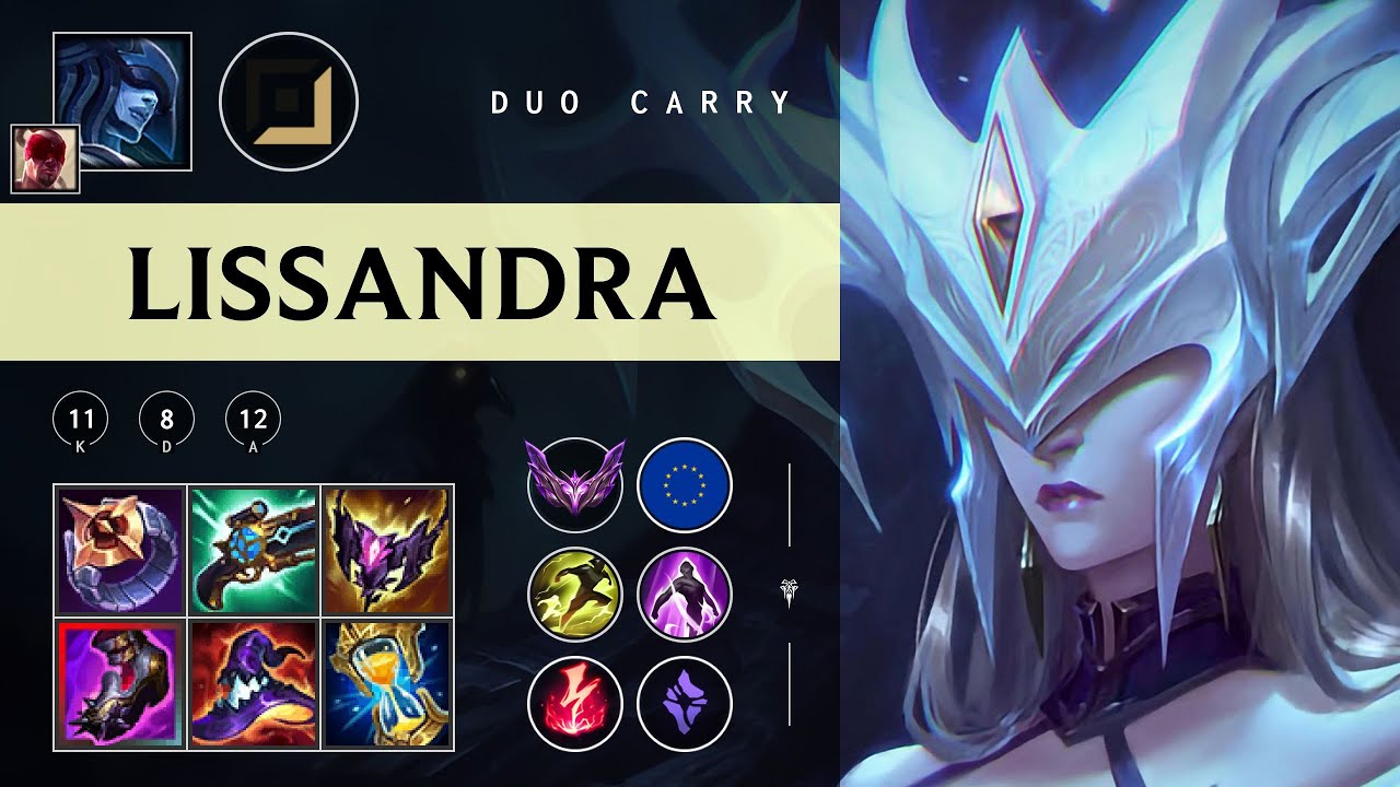 Lissandra Carry vs Ashe - EUW Master Patch 25.22