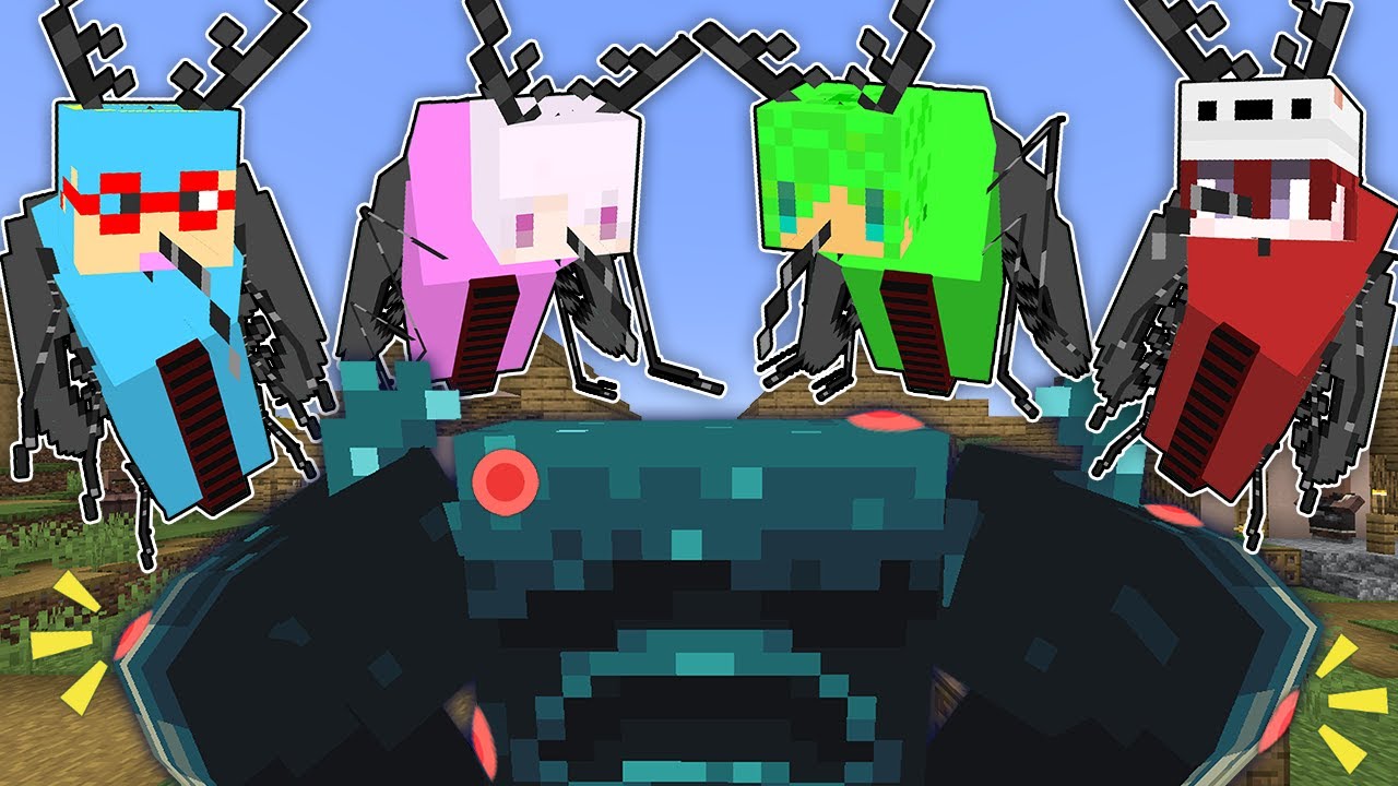 モブの血を吸って能力を奪う！？蚊になった世界で生き残れ！【マインクラフト】