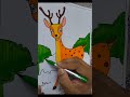 Cute Deer Coloring | Easy Animal Coloring for Kids 🎨✨