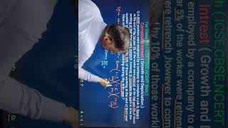 compound interest | class 9th and 10th mathematics | ICSE STD | #educational #maths #viralshort