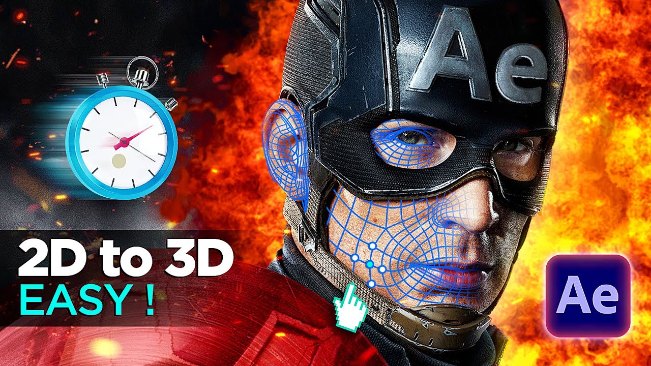 How to convert 2D Photos in 3D EASY ! - After Effects & VoluMax 6 TUTORIAL - YouTube