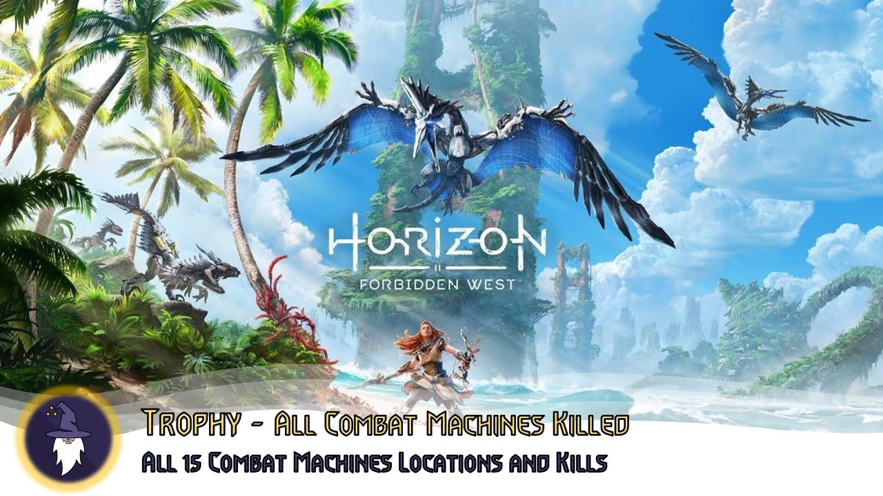 HORIZON FORBIDDEN WEST: TROPHY - ALL COMBAT MACHINES KILLED (All 15 Types of Combat Machines)