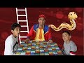 عمو صابر يلعبه السلم والثعبان- amo saber and plays the ladder and the snake