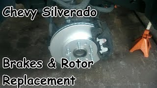 Front Brakes \& Rotors Replacement: 2012 Chevy Silverado