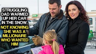 Struggling Dad Warmed Up Her Car In The Snow, Not Knowing She Was A Millionaire Who Wanted Him