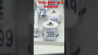 Celebrity Diamond Ruby Ring With using The Ruby Filter from 3 Meters Away #gemology #diamond #Ruby #gold Profile