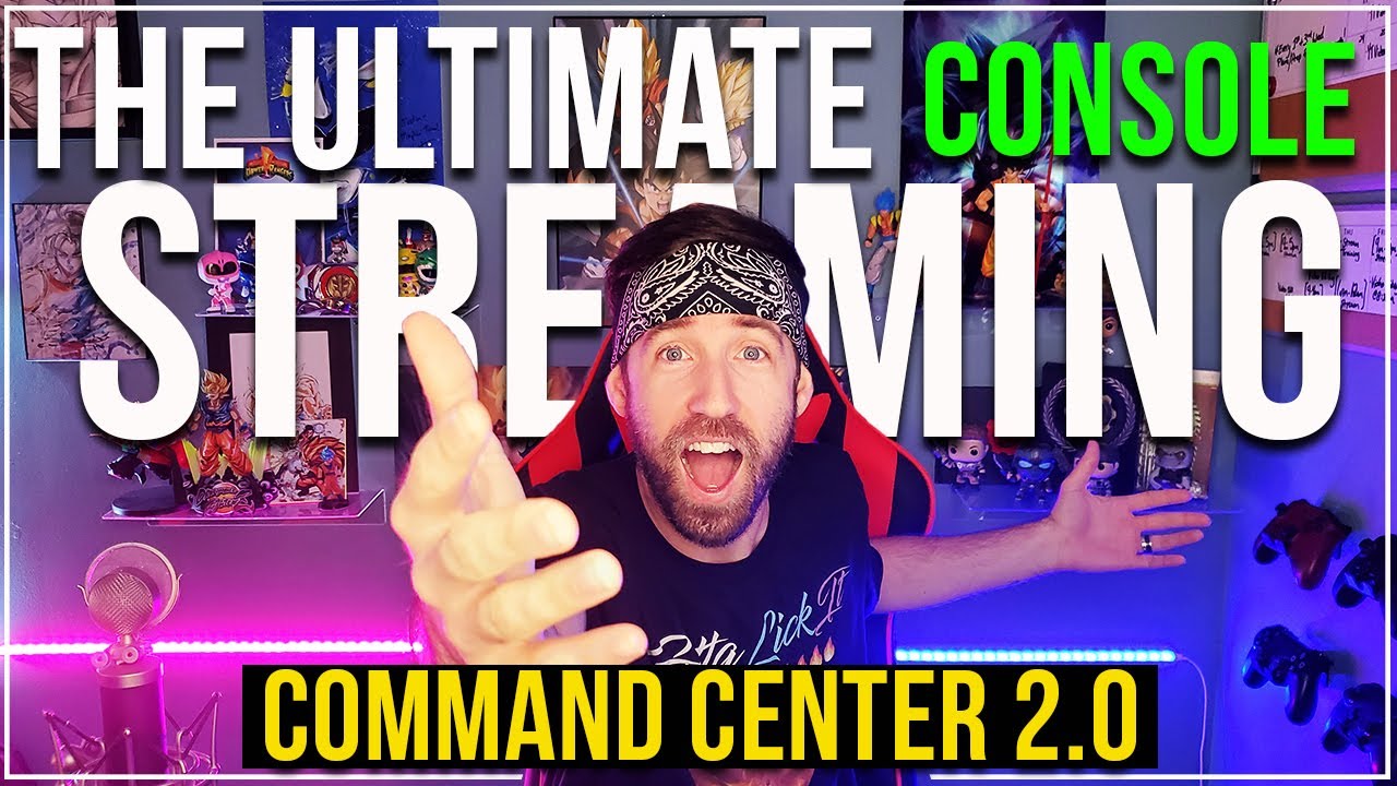 My Ultimate 2020 CONSOLE Streaming Setup!! #LIVINGTHEDREAM #POWERUP ...