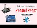 Como usar el módulo de rotación KY-040 ó KY-007 con la tarjeta arduino uno micro R3