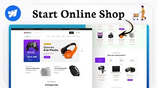 How to add ecommerce from Webflow (Setup Store)