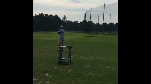 The first good golf swing
