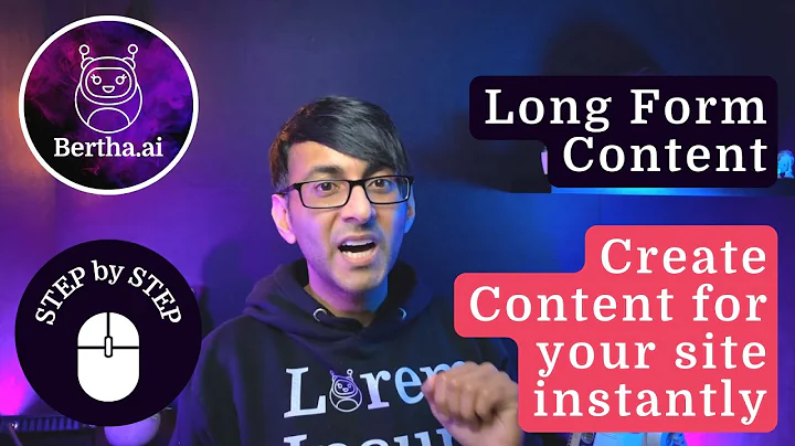 Long Form Content - Create content for your site i...