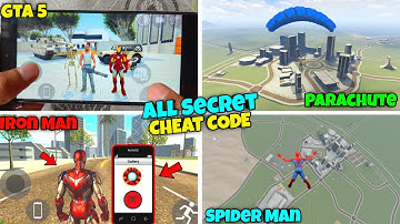 Finally 😍Gta 5 + Iron Man + Toy Car All Secret Cheat Code 🤯Indian Bikes Driving 3d New Update