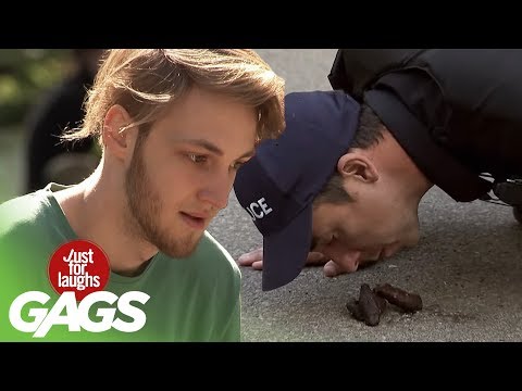 cop-sniffs-dog-poop-prank