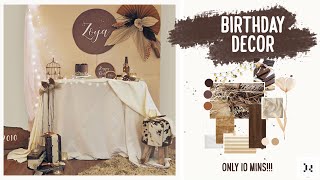 BIRT AY PARTY IDEAS DIY ECO-FRIENDLY D drive Decor
