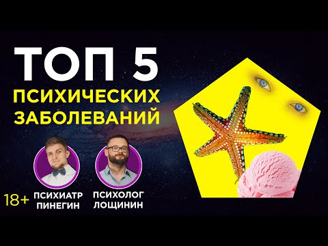 ТОП 5. Самые распространенные психические заболевания.