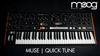 Moog Muse | Quick Tune