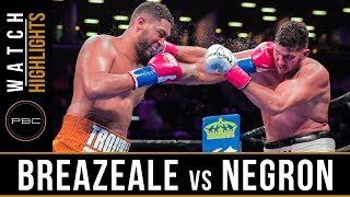 Breazeale vs Negron HIGHLIGHTS: December 22, 2018 — PBC on FOX