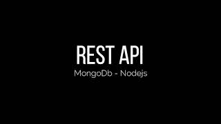 Rest API usandoMongoDb y Node.js!!