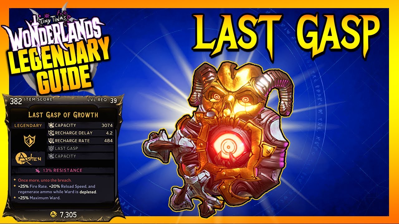 Wonderlands | LASP GASP | Legendary Item Guide