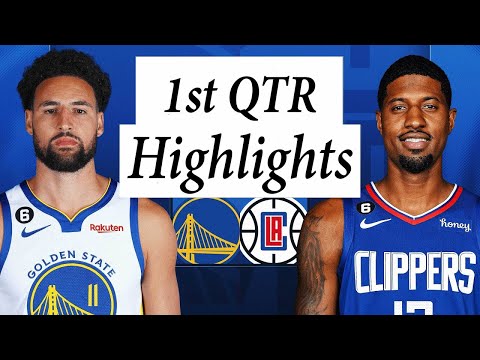 Warriors Crush Clippers; Oakland Calif. 4/7/19 In throwback “We Believe”  jerseys, Warriors got off to hot start.…