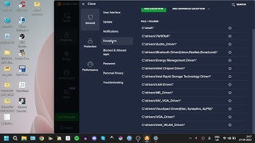 HOW TO ADD EXCEPTIONS IN AVAST FREE ANTIVIRUS 2023
