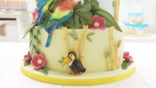 Lovely Bird Molde De Silicona Para Fondant: Diseño De Ramas Y Pájaros, Ideal Para Pasteles, Cupcakes Y Arcilla Polimérica
