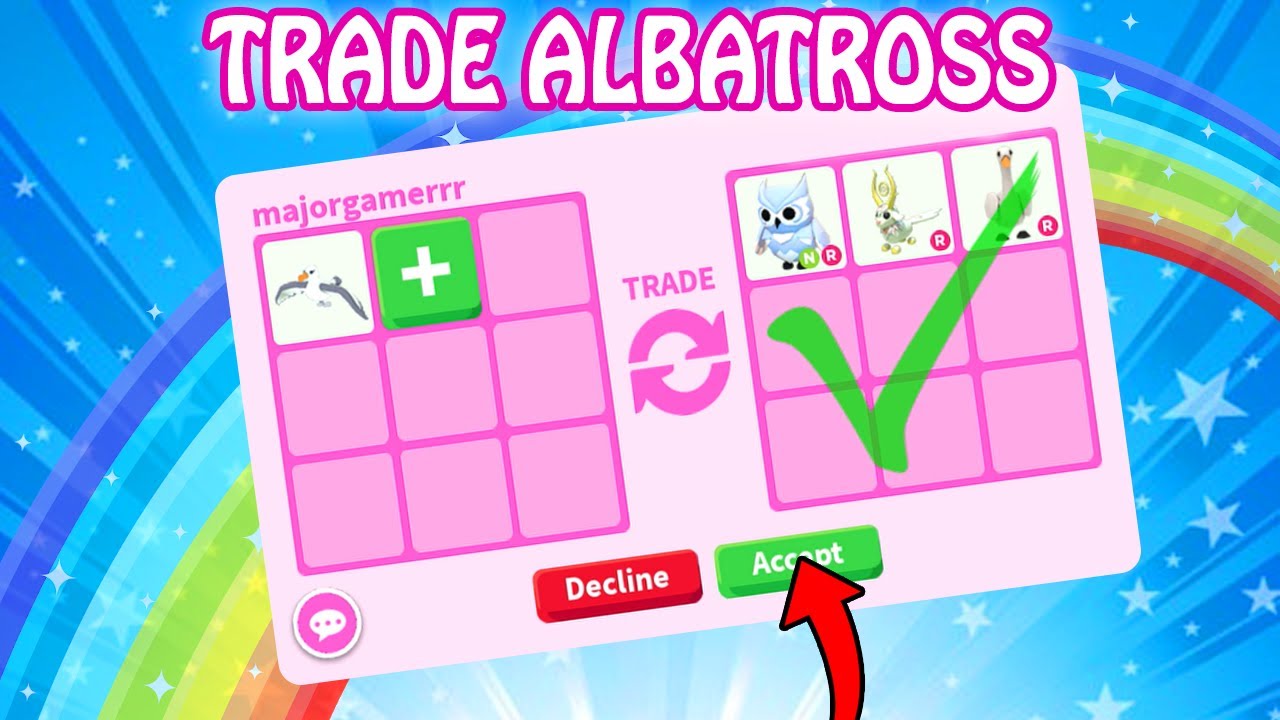 WHAT PEOPLE TRADE FOR ALBATROSS IN ADOPT ME 😍 Roblox Adopt me Trading