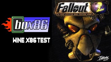 Fallout 2 on RPI4 with BOX86 and Wine x86 (WIP)