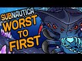 Ranking Subnautica Leviathans from WORST to FIRST!