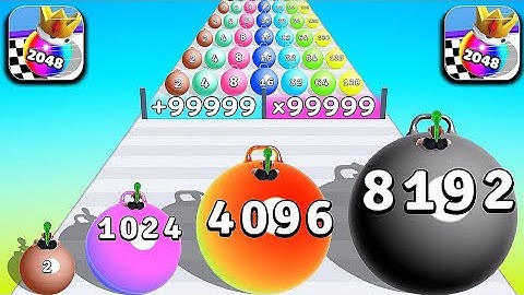 Noob vs Pro vs Hacker - Ball Run 2048 Infinity Gameplay || #1 #ballrun2048