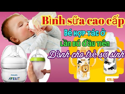 Giải pháp khi bé không chịu ty bình top 3 loại bình sữa cho bé lười ty bình @Sơn Zim